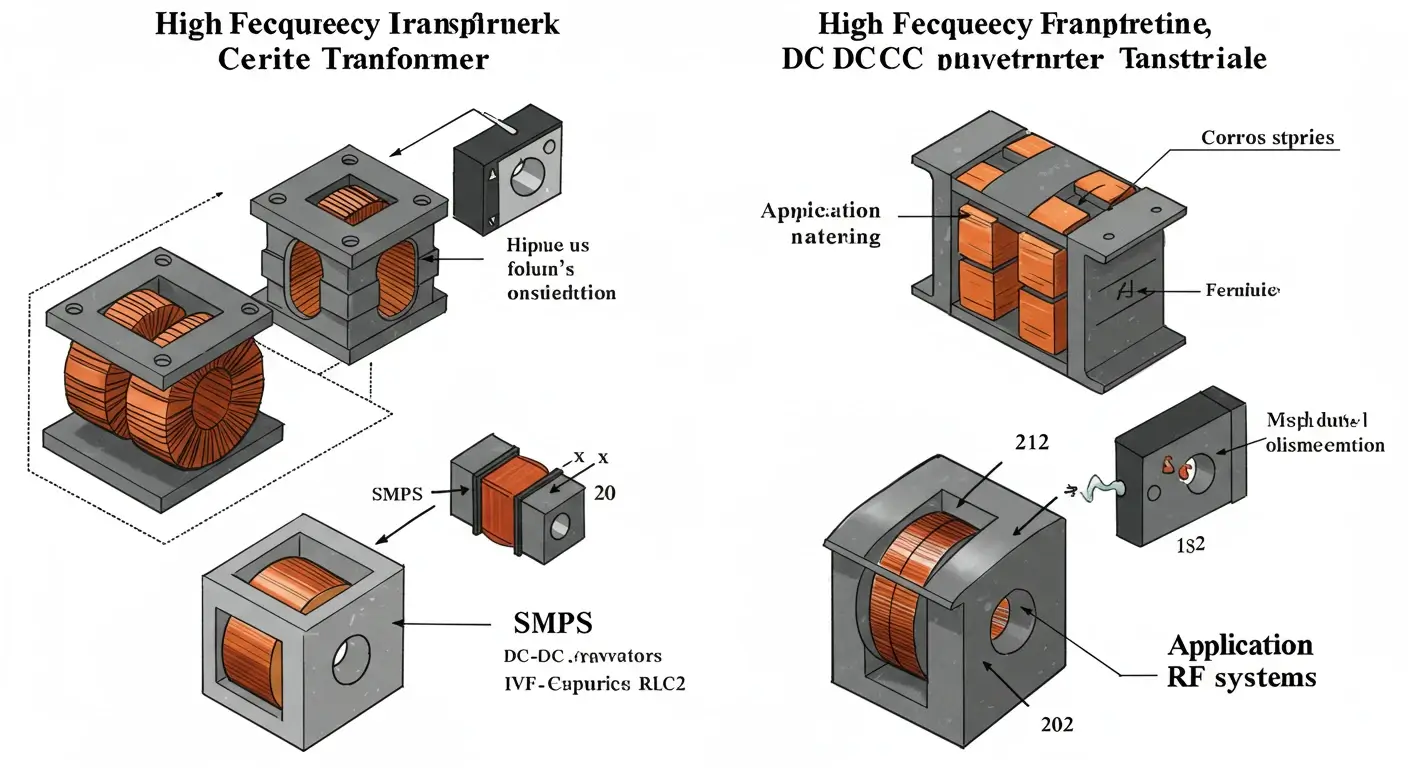 The Role of Core Materials in High-Frequency Transformers
