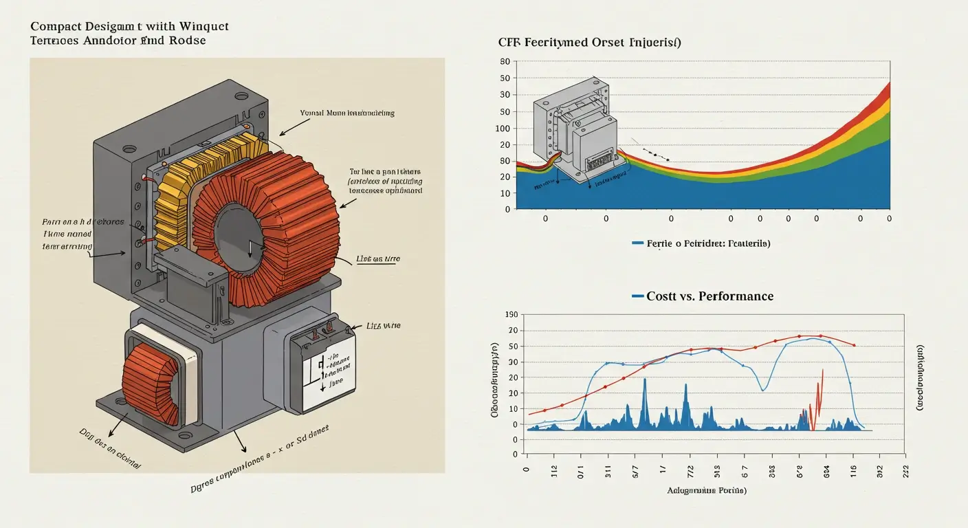 Optimizing High-Frequency Transformer Design with Ferrite Cores