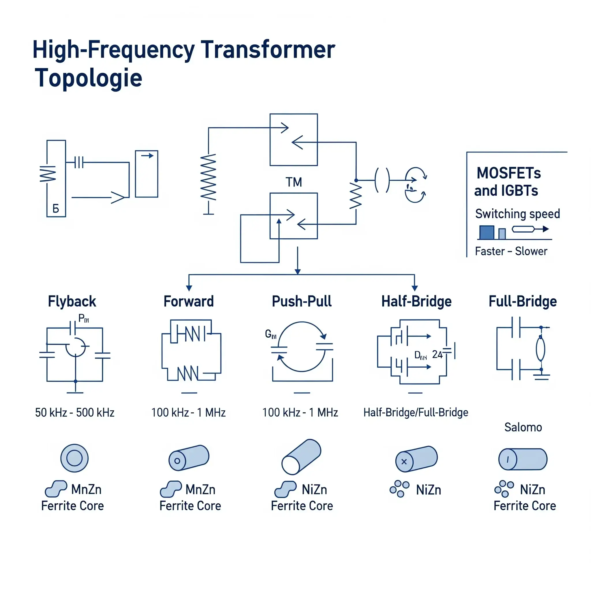 The Limits of Switching Frequency in High-Frequency Transformers