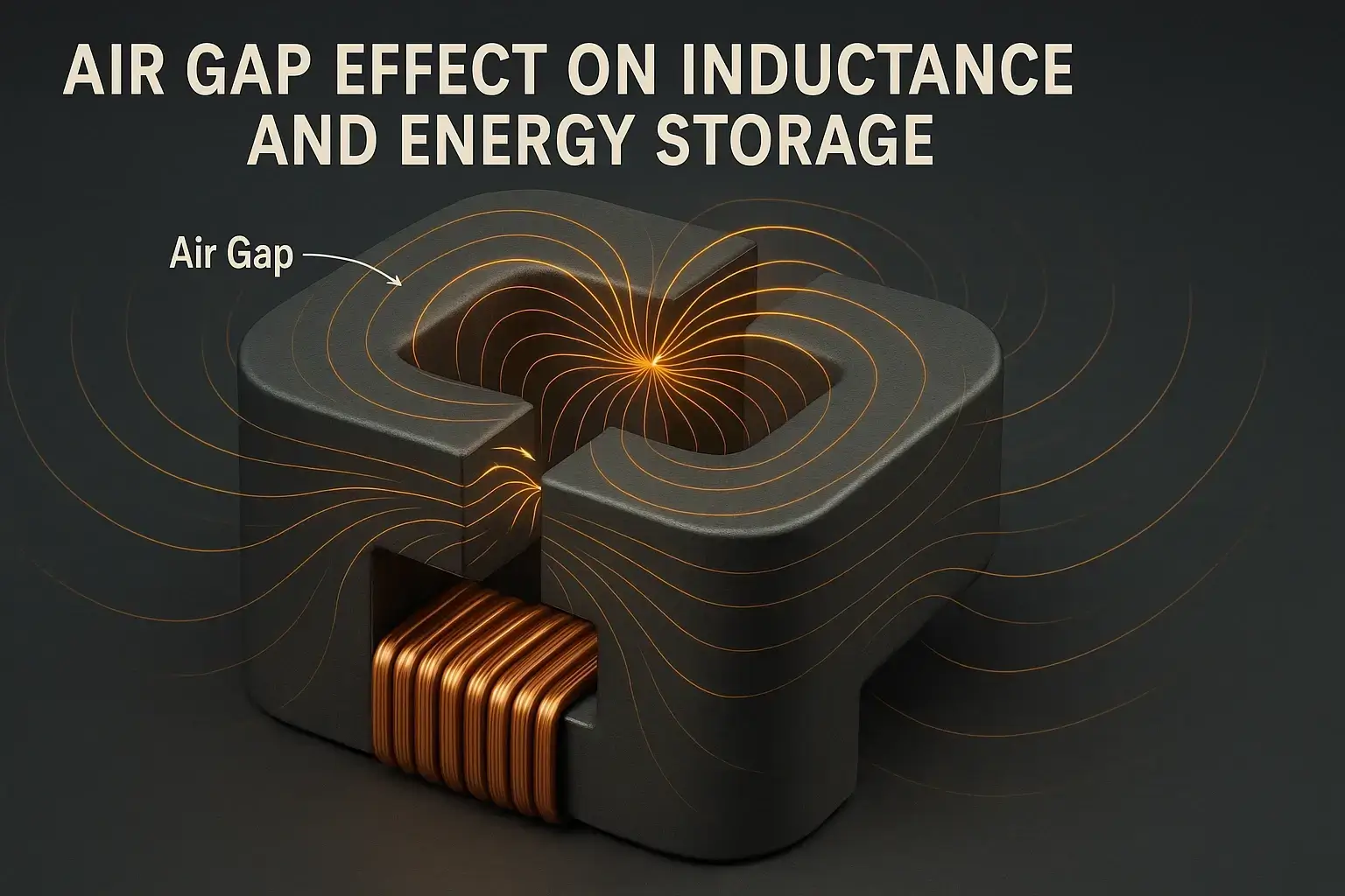 How the Air Gap Affects Transformer Inductance and Energy Storage
