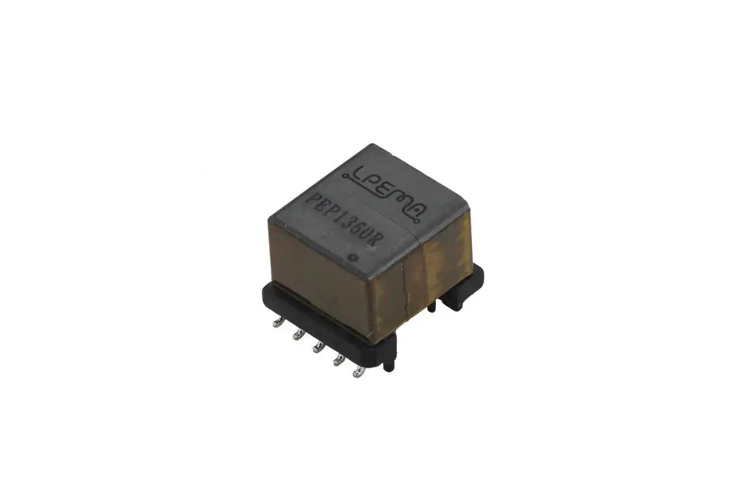 Close up of SMD PoE Transformer compatible with Wurth Elektronik